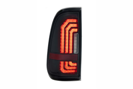 1999-2016 Ford F250 F350 Super Duty Red Smoked LED Tail Lights - AutoLEDTech.com