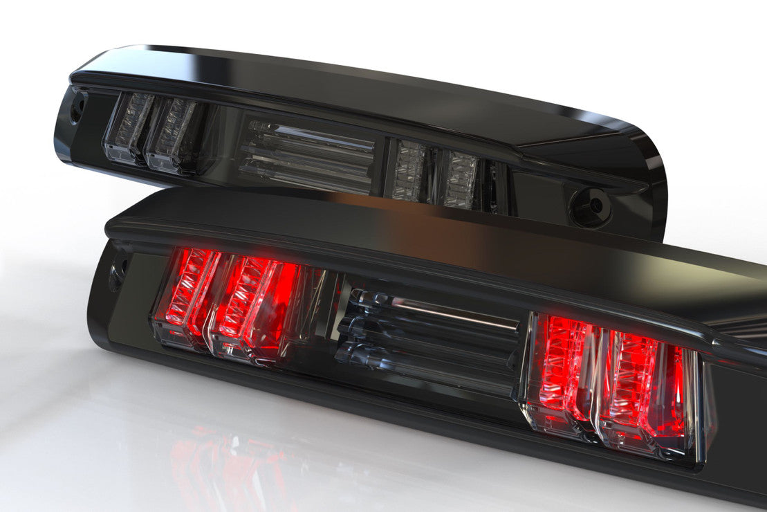 1999-2016 Ford F250 F350 Super Duty Red Smoked LED Tail Lights - AutoLEDTech.com