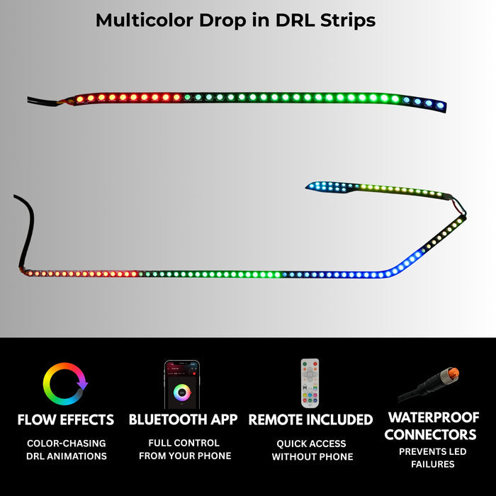 2025-2026 Kia K5 RGBW Flow Series LED DRL Board Kit