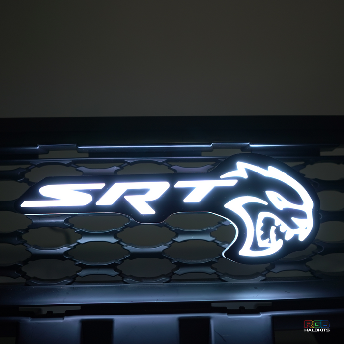 2015+ SRT Hellcat RGBW Flow Series LED Badge Emblem Logo