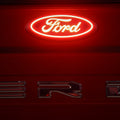 2017-2024+ Ford Super Duty Illuminated Red LED Ford Rear Tailgate Emblem Logo - ANIMATED STARTUP