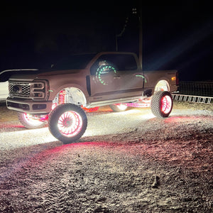 20 Row Pure White LED Wheel Ring Lights Kit (Copy) - AutoLEDTech.com