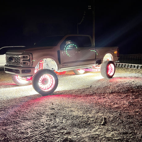 20 Row Pure White LED Wheel Ring Lights Kit (Copy) - AutoLEDTech.com