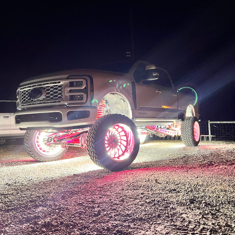 20 Row Pure White LED Wheel Ring Lights Kit (Copy) - AutoLEDTech.com