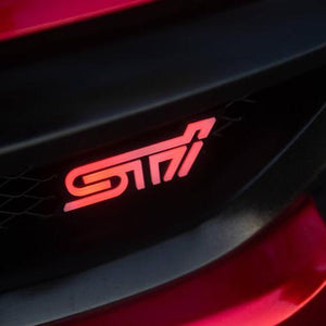 2000-2021 STI RGBW Flow Series LED Badge Emblem - Lit Logos - AutoLEDTech.com