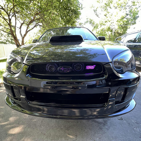 2000-2021 STI RGBW Flow Series LED Badge Emblem - Lit Logos - AutoLEDTech.com