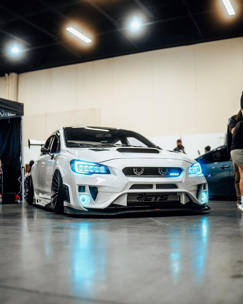 2000-2024 WRX RGBW Flow Series LED Badge Emblem - Lit Logos - AutoLEDTech.com