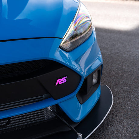 2002-2024 Ford Focus RS RGBW Flow Series LED Badge Emblem - Lit Logos - AutoLEDTech.com