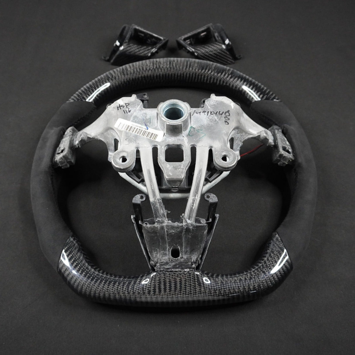 2013-2020 Cadillac CTS/ATS Carbon Fiber LED Steering Wheel - AutoLEDTech.com