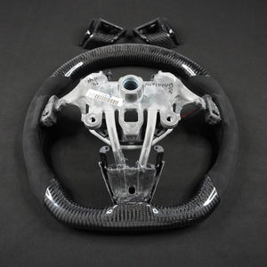 2013-2020 Cadillac CTS/ATS Carbon Fiber LED Steering Wheel - AutoLEDTech.com
