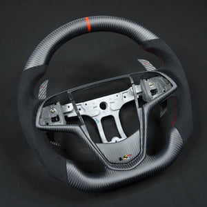 2013-2020 Cadillac CTS/ATS Carbon Fiber LED Steering Wheel - AutoLEDTech.com