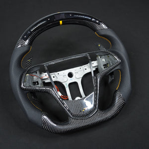 2013-2020 Cadillac CTS/ATS Carbon Fiber LED Steering Wheel - AutoLEDTech.com