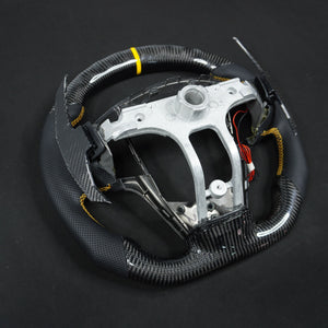 2013-2020 Cadillac CTS/ATS Carbon Fiber LED Steering Wheel - AutoLEDTech.com