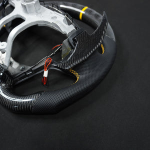2013-2020 Cadillac CTS/ATS Carbon Fiber LED Steering Wheel - AutoLEDTech.com