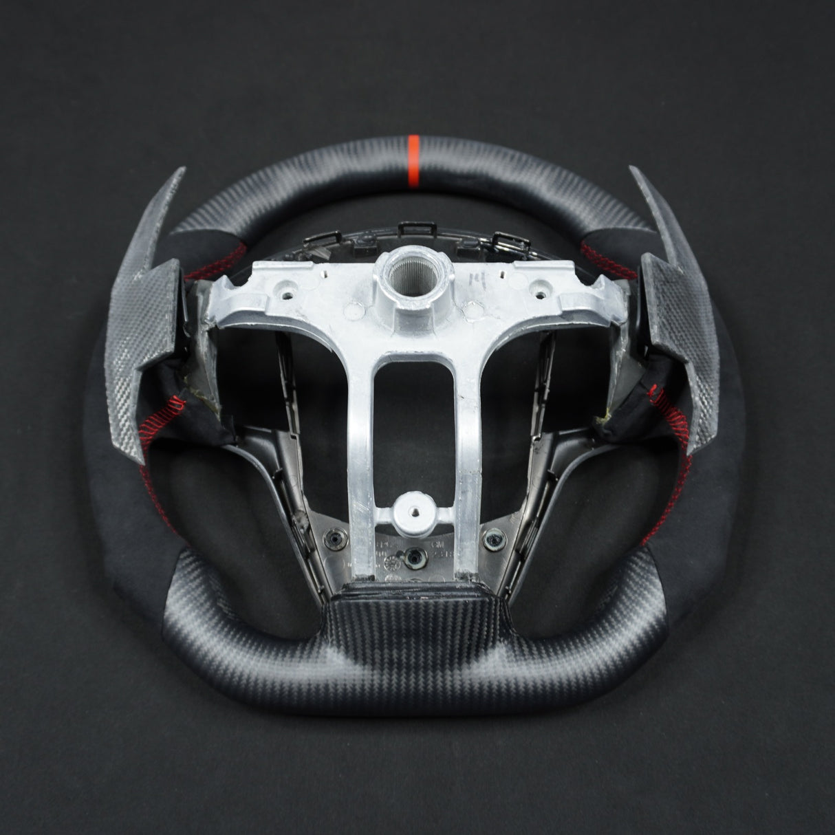 2013-2020 Cadillac CTS/ATS Carbon Fiber LED Steering Wheel - AutoLEDTech.com