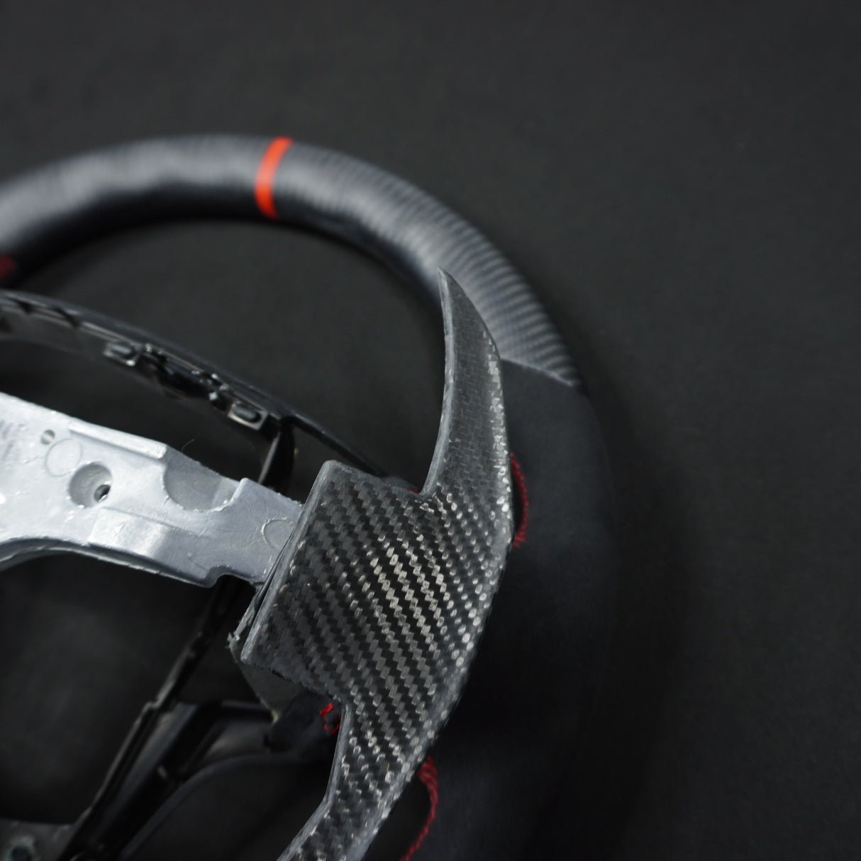 2013-2020 Cadillac CTS/ATS Carbon Fiber LED Steering Wheel - AutoLEDTech.com