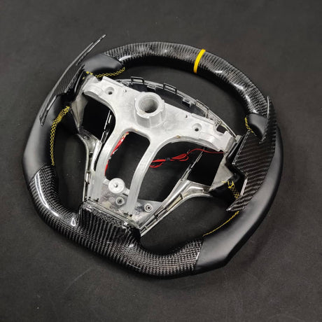 2013-2020 Cadillac CTS/ATS Carbon Fiber LED Steering Wheel - AutoLEDTech.com