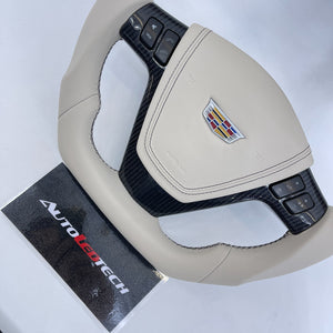 2003-2007 Cadillac CTS XLR STS Carbon Fiber Steering Wheel - AutoLEDTech.com