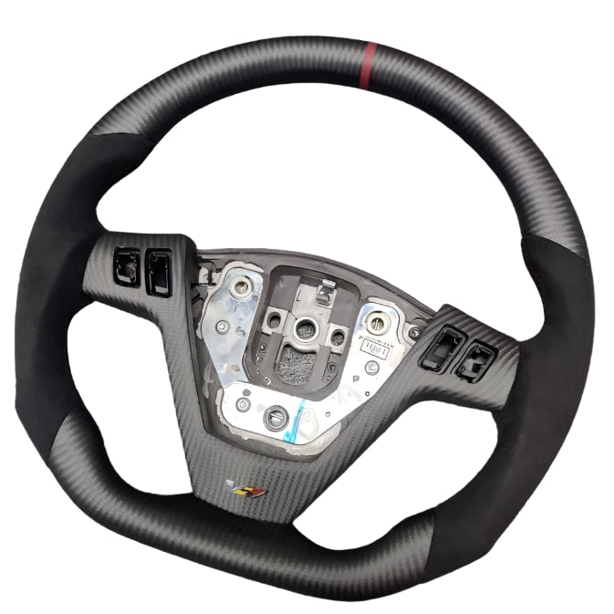 2003-2007 Cadillac CTS XLR STS Carbon Fiber Steering Wheel - AutoLEDTech.com