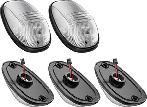 2003-2018 Dodge Ram HD Smoked Clear White Amber LED Roof Cab Lights - AutoLEDTech.com