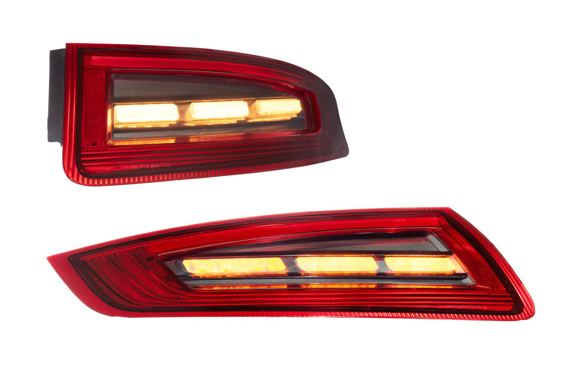 2005-2008 Porsche 911 997.1 Red Smoked XB LED Tail Lights - AutoLEDTech.com