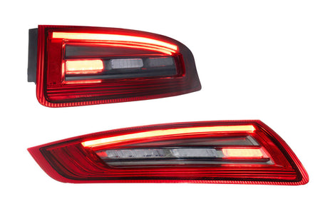 2005-2008 Porsche 911 997.1 Red Smoked XB LED Tail Lights - AutoLEDTech.com