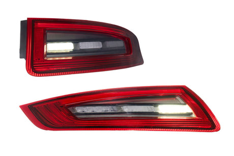 2005-2008 Porsche 911 997.1 Red Smoked XB LED Tail Lights - AutoLEDTech.com