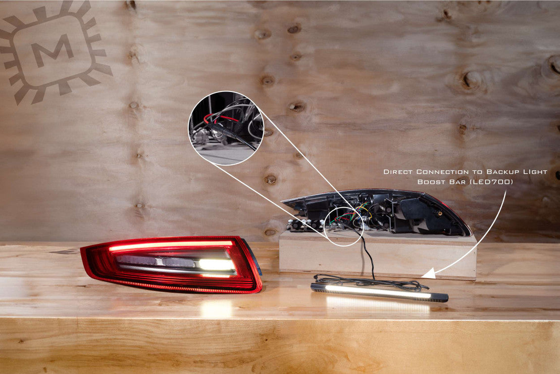 2005-2008 Porsche 911 997.1 Red Smoked XB LED Tail Lights - AutoLEDTech.com