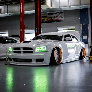 2005-2010 Dodge Charger RGBW Flow Series LED Halo Kit - AutoLEDTech.com