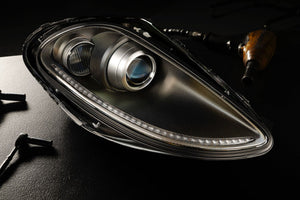 2005-2010 Ferrari F430 Bi-Xenon Projector Headlights - Founders - AutoLEDTech.com