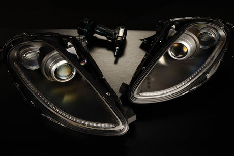 2005-2010 Ferrari F430 Bi-Xenon Projector Headlights - Founders - AutoLEDTech.com