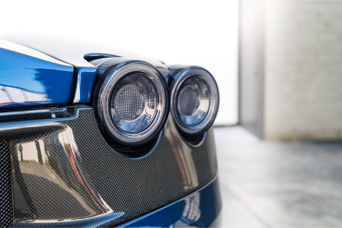2005-2010 Ferrari F430 Red Smoked LED Tail Light Assemblies - Plug & Play - AutoLEDTech.com