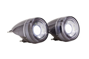 2005-2010 Ferrari F430 Red Smoked LED Tail Light Assemblies - Plug & Play - AutoLEDTech.com