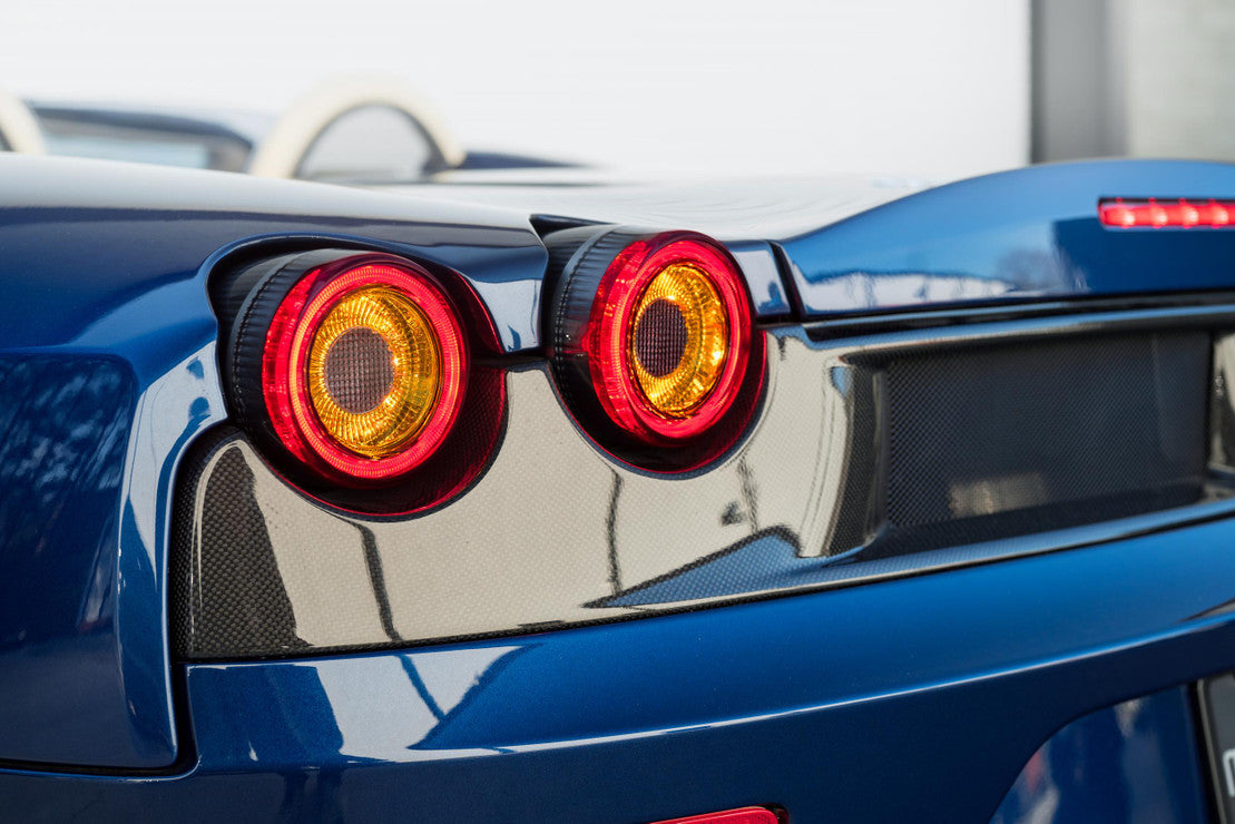 2005-2010 Ferrari F430 Red Smoked LED Tail Light Assemblies - Plug & Play - AutoLEDTech.com