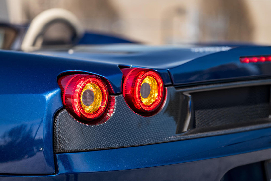 2005-2010 Ferrari F430 Red Smoked LED Tail Light Assemblies - Plug & Play - AutoLEDTech.com