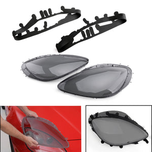2005-2013 Chevrolet C6 Corvette Headlight Lens Covers Left LH Right RH (Pair) - AutoLEDTech.com