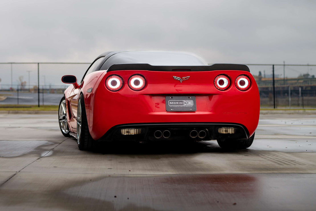 2005-2013 Chevrolet C6 Corvette XB LED DRL Projector Headlights - C8 Design - AutoLEDTech.com