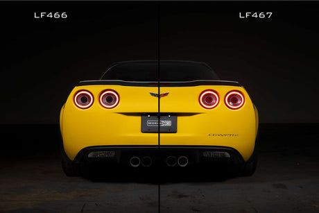 2005-2013 Chevrolet C6 Corvette XB LED DRL Projector Headlights - C8 Design - AutoLEDTech.com