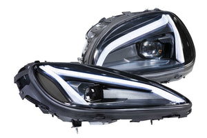 2005-2013 Chevrolet C6 Corvette XB LED DRL Projector Headlights - C8 Design - AutoLEDTech.com