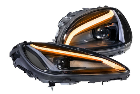 2005-2013 Chevrolet C6 Corvette XB LED DRL Projector Headlights - C8 Design - AutoLEDTech.com