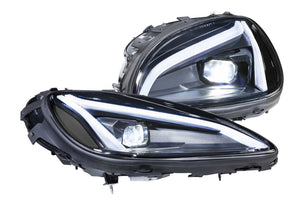 2005-2013 Chevrolet C6 Corvette XB LED DRL Projector Headlights - C8 Design - AutoLEDTech.com