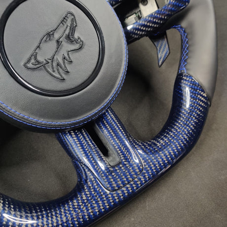 2005-2014 Ford Mustang Carbon Fiber Steering Wheel - AutoLEDTech.com