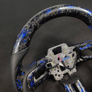 2005-2014 Ford Mustang Carbon Fiber Steering Wheel - AutoLEDTech.com