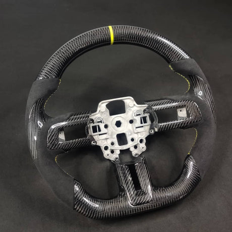 2005-2014 Ford Mustang Carbon Fiber Steering Wheel - AutoLEDTech.com