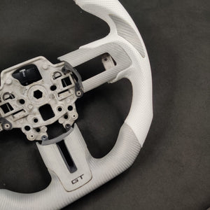 2005-2014 Ford Mustang Carbon Fiber Steering Wheel - AutoLEDTech.com