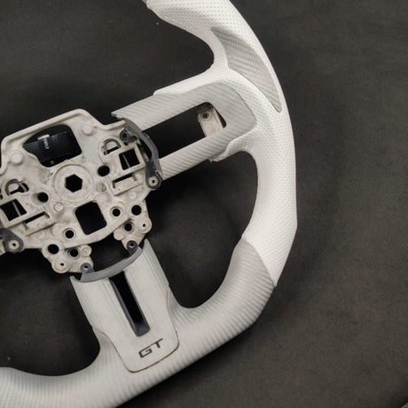 2005-2014 Ford Mustang Carbon Fiber Steering Wheel - AutoLEDTech.com