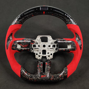 2005-2014 Ford Mustang Carbon Fiber Steering Wheel - AutoLEDTech.com