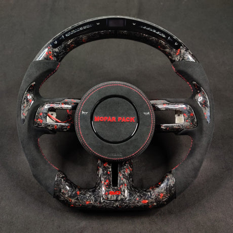 2005-2014 Ford Mustang Carbon Fiber Steering Wheel - AutoLEDTech.com