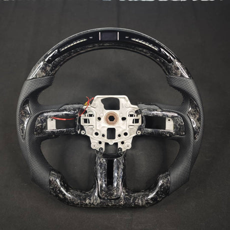 2005-2014 Ford Mustang Carbon Fiber Steering Wheel - AutoLEDTech.com