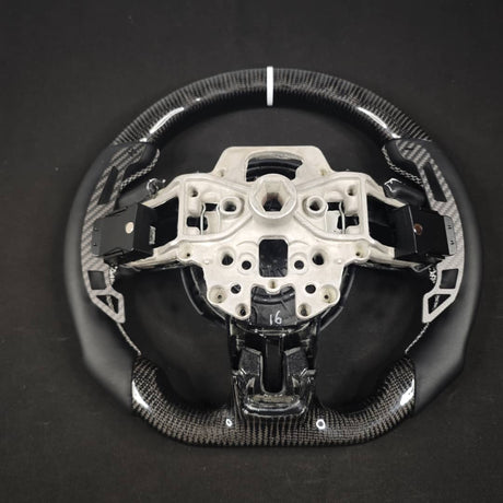 2005-2014 Ford Mustang Carbon Fiber Steering Wheel - AutoLEDTech.com